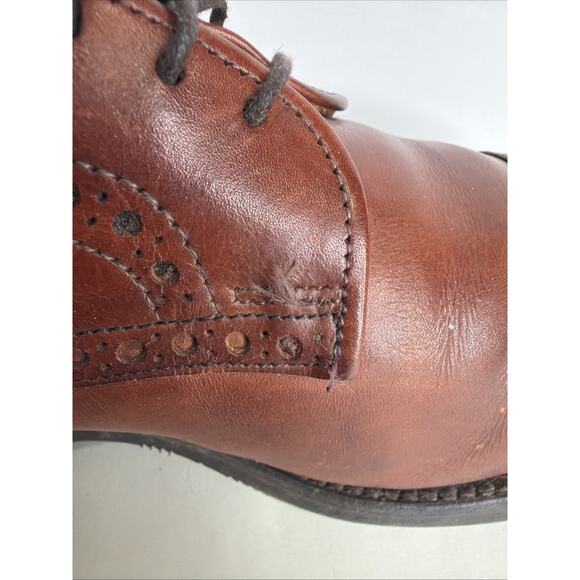 Allen Edmonds Mens Benton Cap Toe Oxford Shoes 8.5 D Chili Brown Leather Vibram main image 7